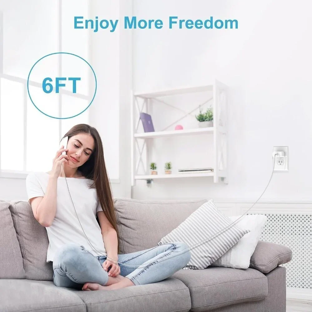 iPhone 17 16 15 Charger Fast Charging,2Pack 20W Apple iPad USB C Wall Chrager Bl